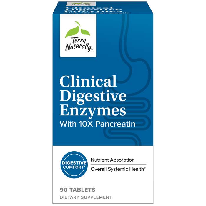 Clinical Digestive Enzymes 10X Pancreatin Terry Naturally
